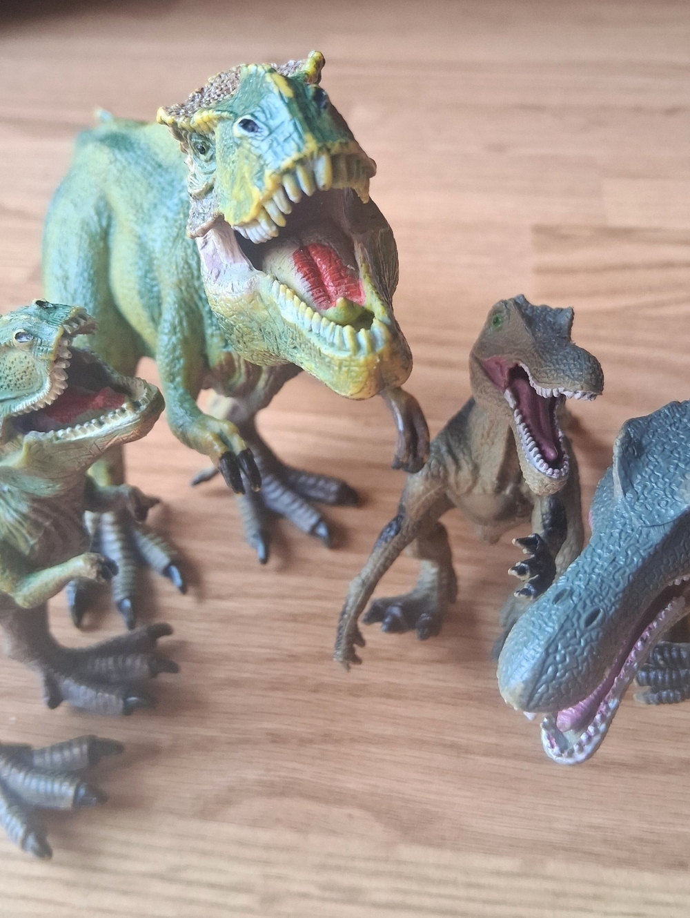Set Of 4 Toy Dinosaurs